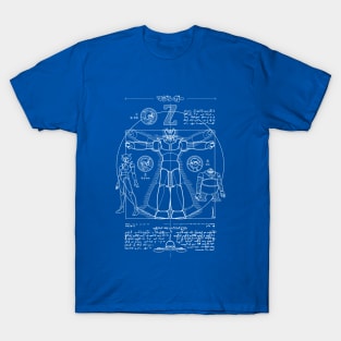 241 Mazinger Z Blueprint T-Shirt